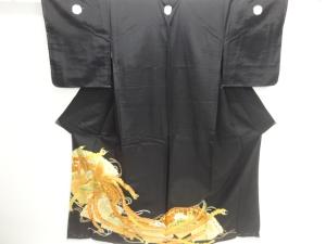 鳳凰模様刺繍留袖（比翼付き）